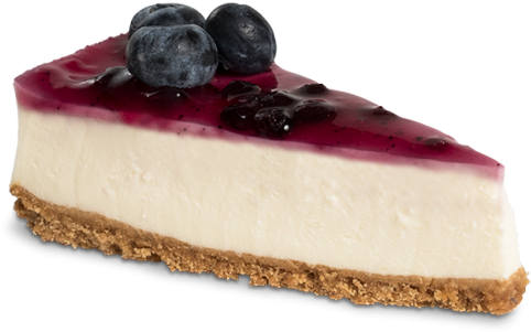 Blueberry & Vanilla Cheesecake - Vanilj O Blåbär Cheesecake (1000x978), Png Download