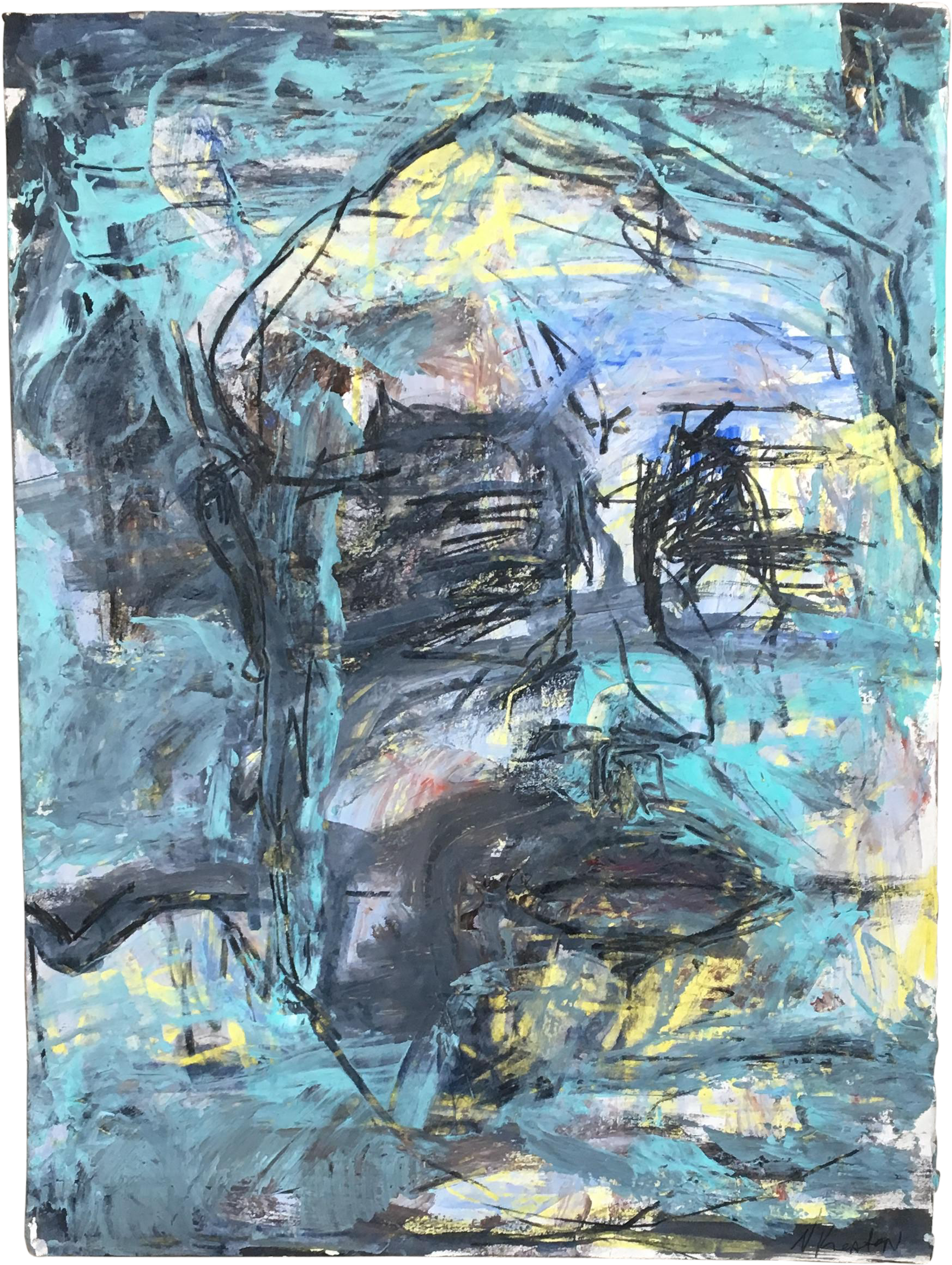 Picture Free Stock Drawing Abstract Crayon - Drawing (1940x2577), Png Download