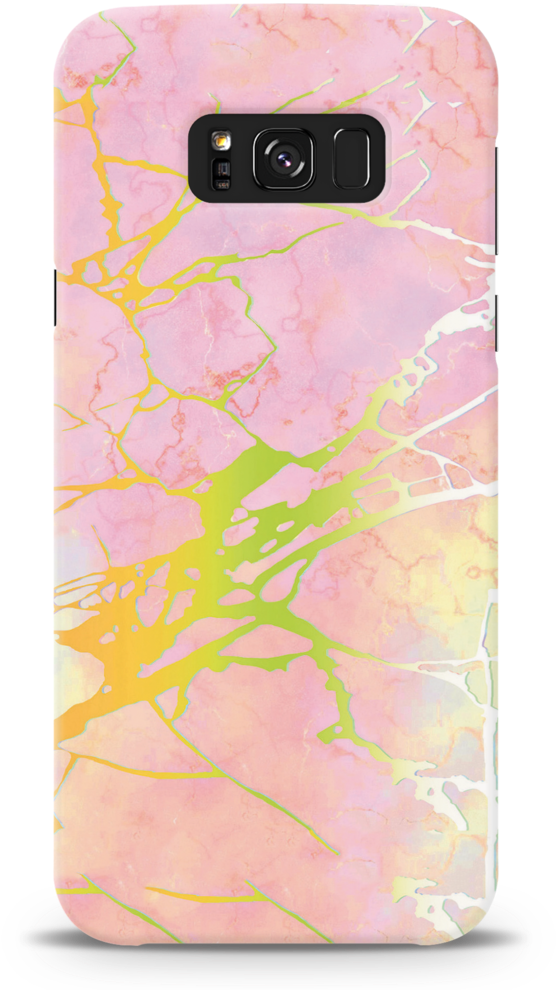 Pink Marble Back Cover Case For Samsung S8 Plus - Smartphone (1024x1024), Png Download