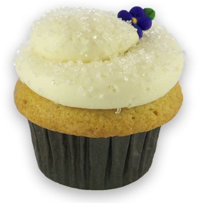 A Rich Vanilla Cupcake Filled With Real Blueberry Cheesecake - Cupcake (400x400), Png Download