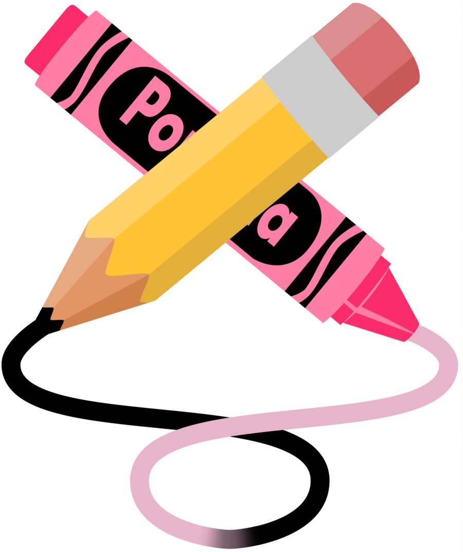 Crayon Dreams Cutie Mark - Mlp Pencil Cutie Mark (900x1073), Png Download