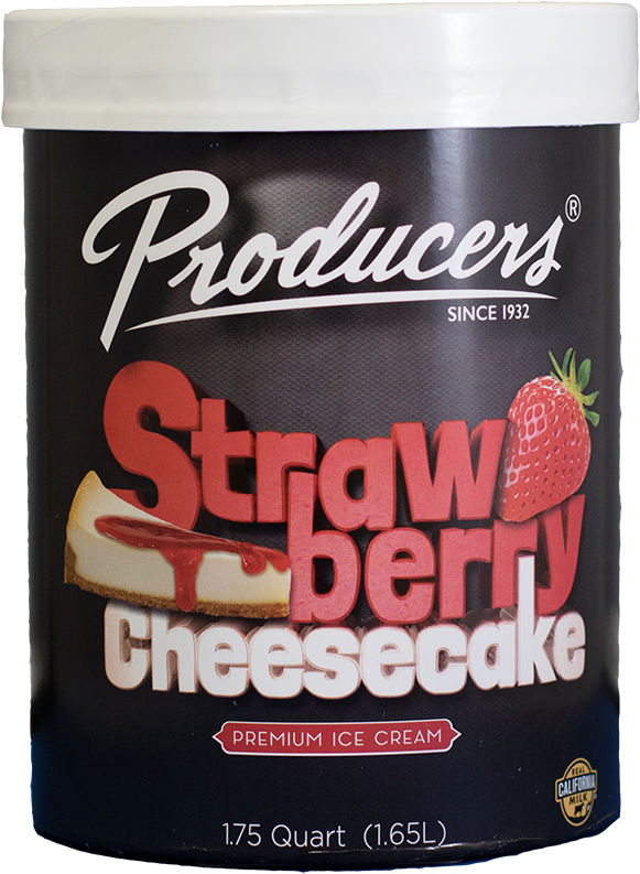 Strawberry Cheesecake Ice Cream - Strawberry (800x906), Png Download