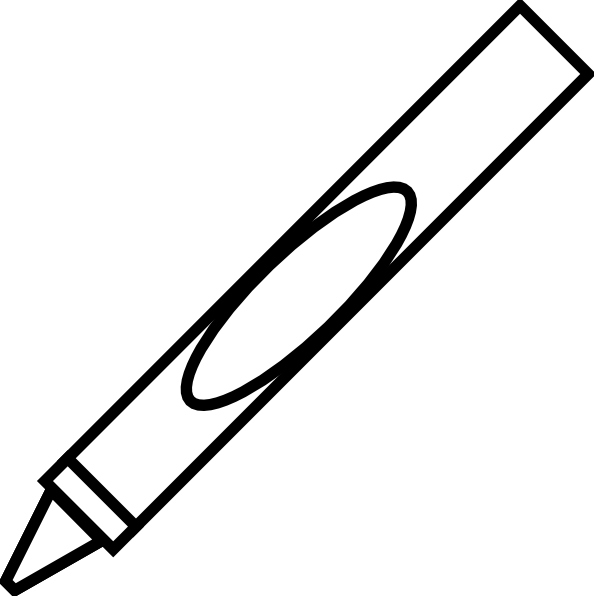 How To Set Use Crayon Svg Vector (594x596), Png Download