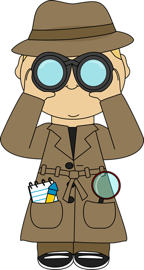 Binocular Drawing Safari Hat - Spy Clipart (294x550), Png Download