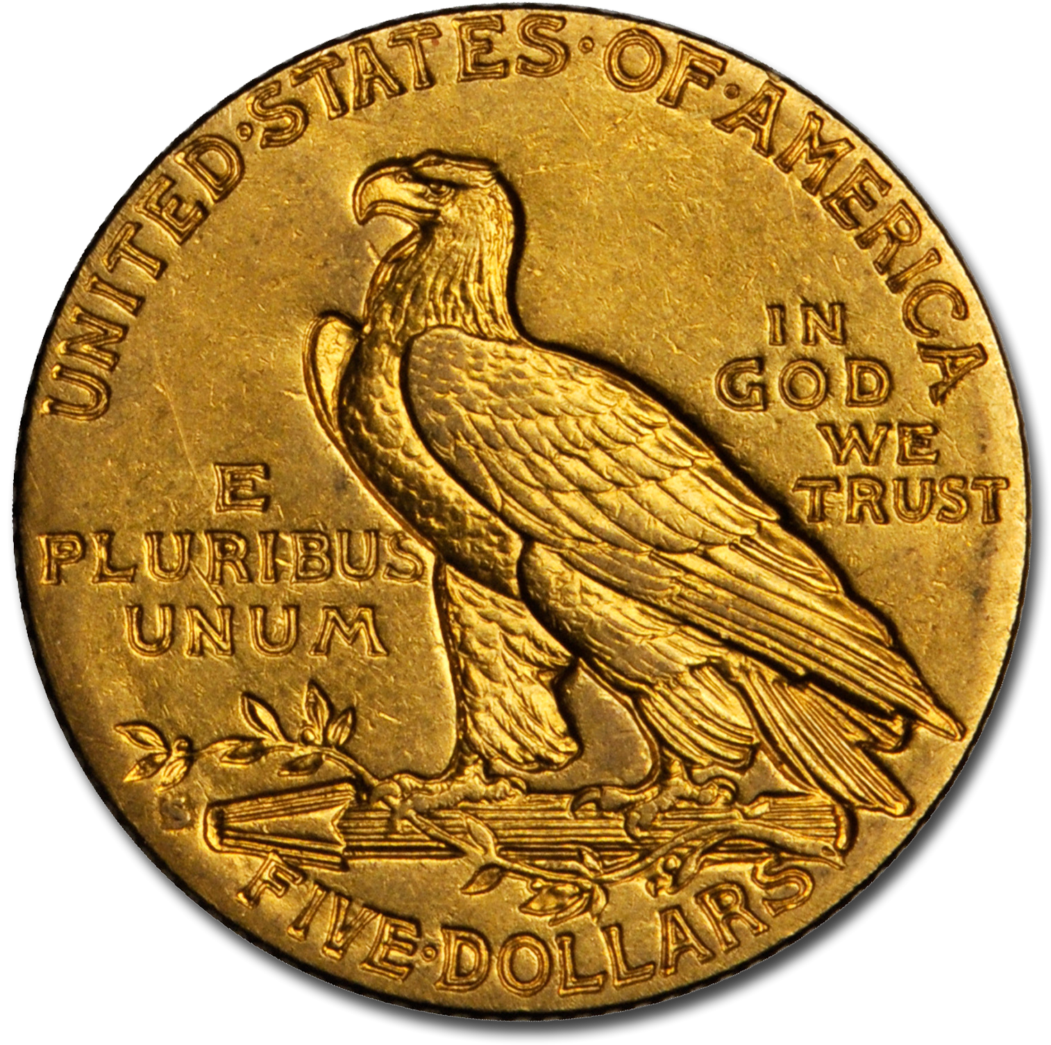 Picture Of $5 Indian Head Gold Coins Xf - Venice Gold Coin (1650x1650), Png Download