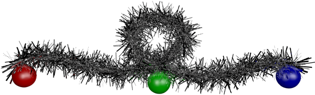 Lazo Espumillon Bolas 4 Lazo Espumillon Bolas Lazo - Espumillon Navidad Png (640x200), Png Download