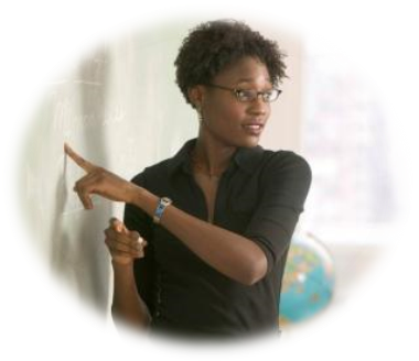 Black Women Teaching (380x328), Png Download