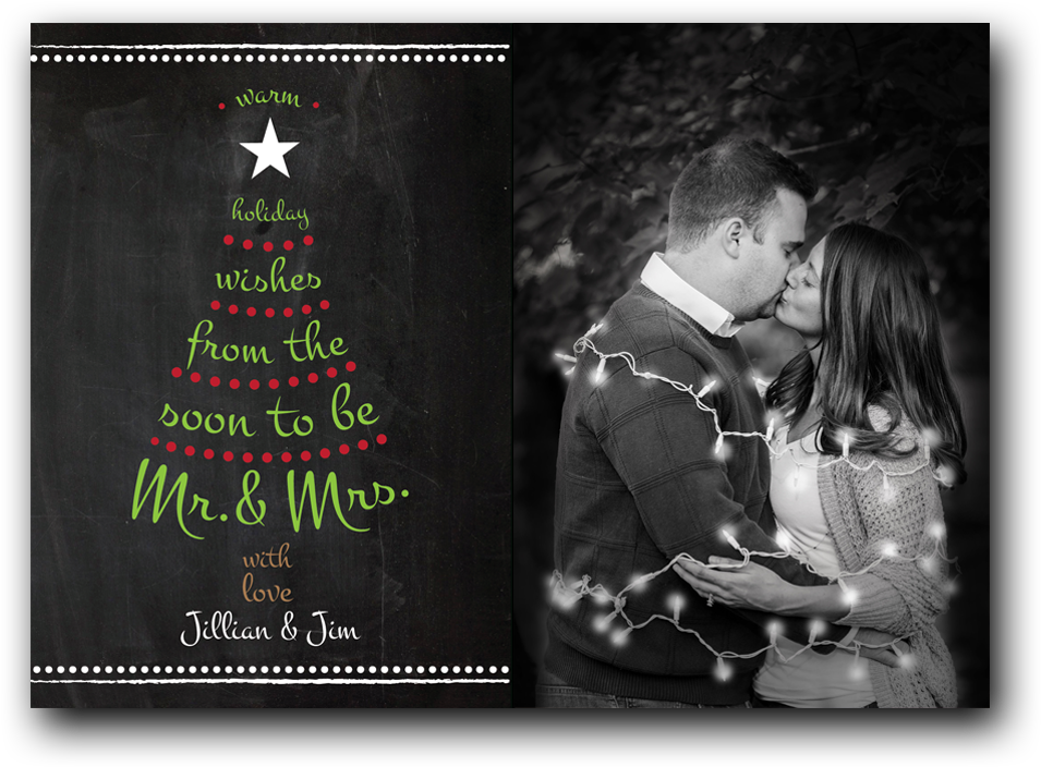 Warm Holiday Wishes Tree Save The Date - Christmas Tree (1000x1000), Png Download