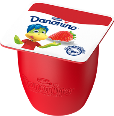 Danonino Queso Tipo Petit Suisse Fresa 84g - Danonino Es Queso (400x400), Png Download