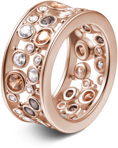 Eternity Rings Soufeel Halo Eternity Ring Rose Gold (750x750), Png Download