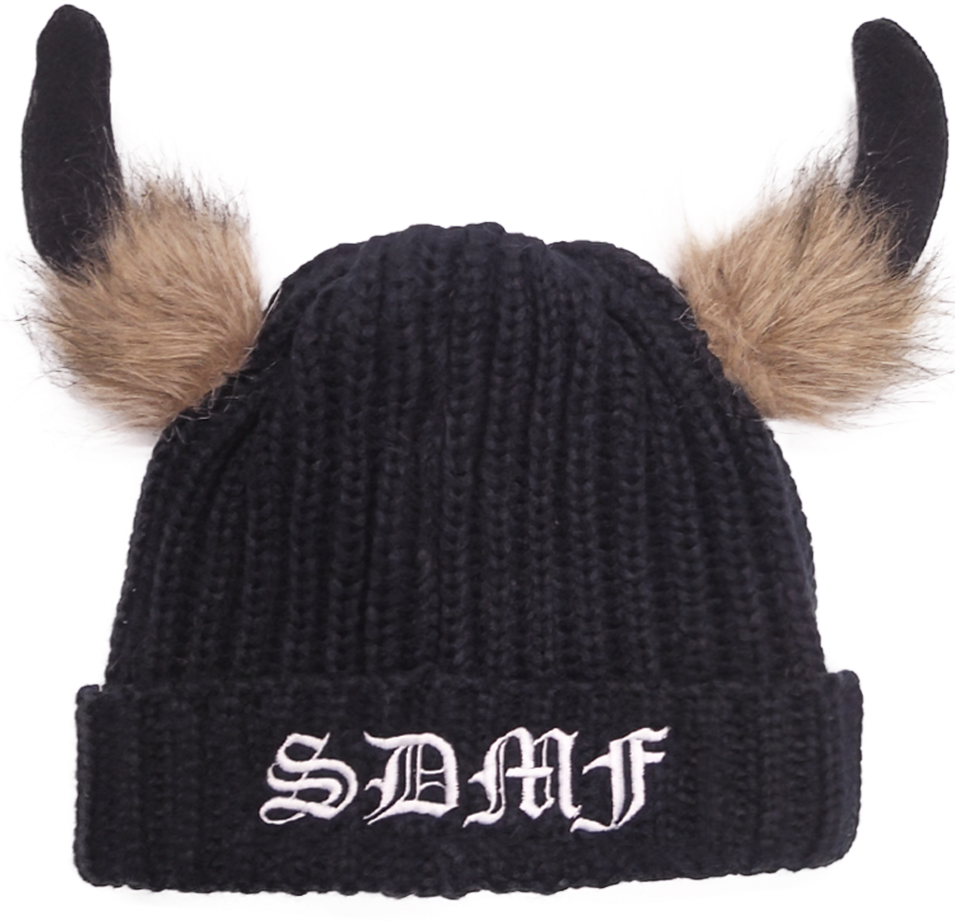 The Horns Are Made From Cloth And Are Therefore Not - Black Label Society Viking Beanie (2048x2048), Png Download