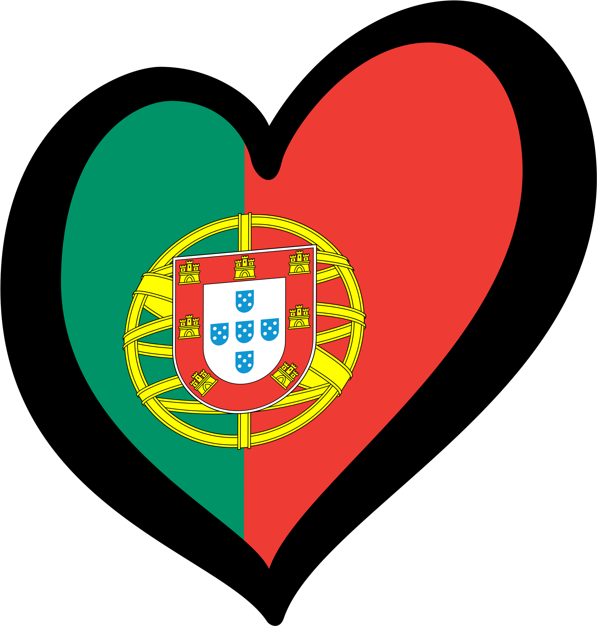 Open - Portugal Flag (2000x2101), Png Download