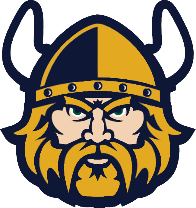 Viking Face Close Up - Jess Cleveland State Vikings Logo Pet Bandana Scarf (564x600), Png Download