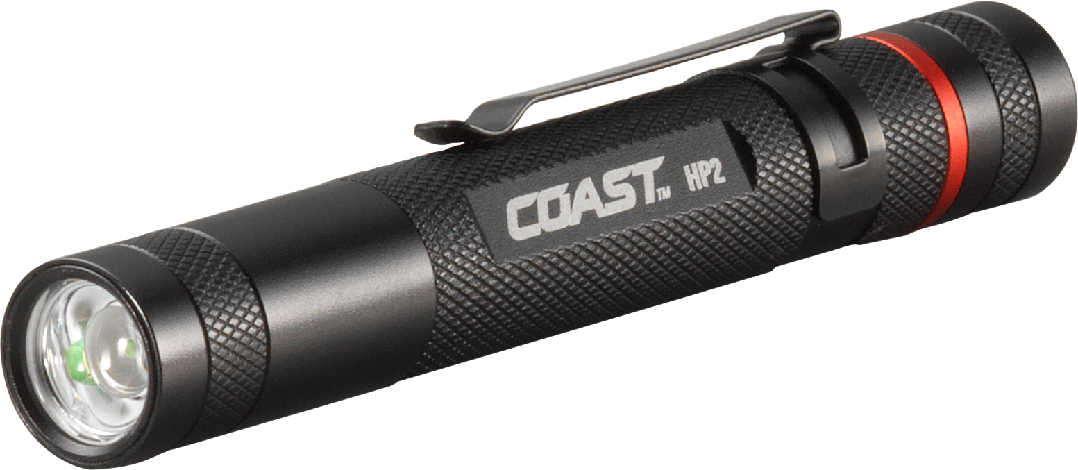 Led Flashlight Png File - Coast Hp2 66 Lumen Focusing Led Inspection Light (1553x677), Png Download