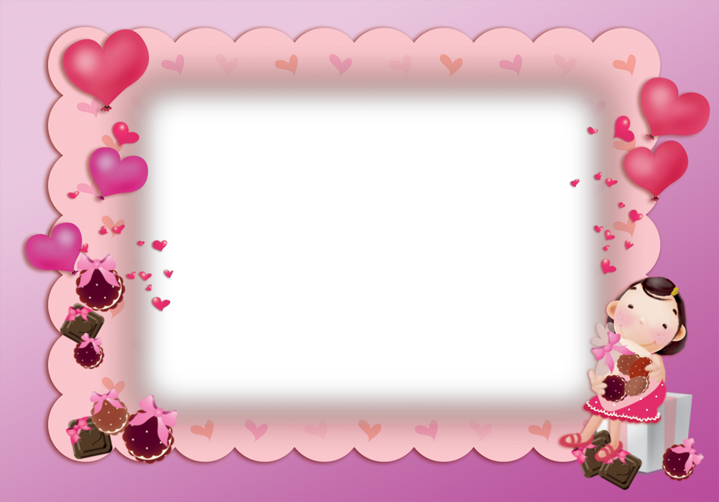 Marco Para San Valentin 08 Frames Png, Borders And - Happy Birthday Frame Png (1147x800), Png Download