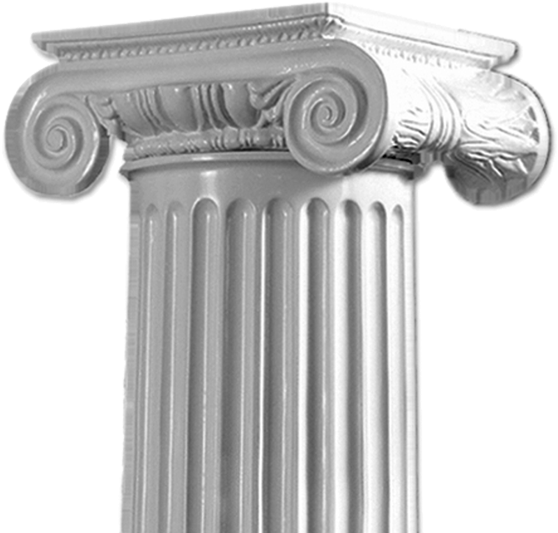 Roman Ionic - Ionic Roman (800x632), Png Download