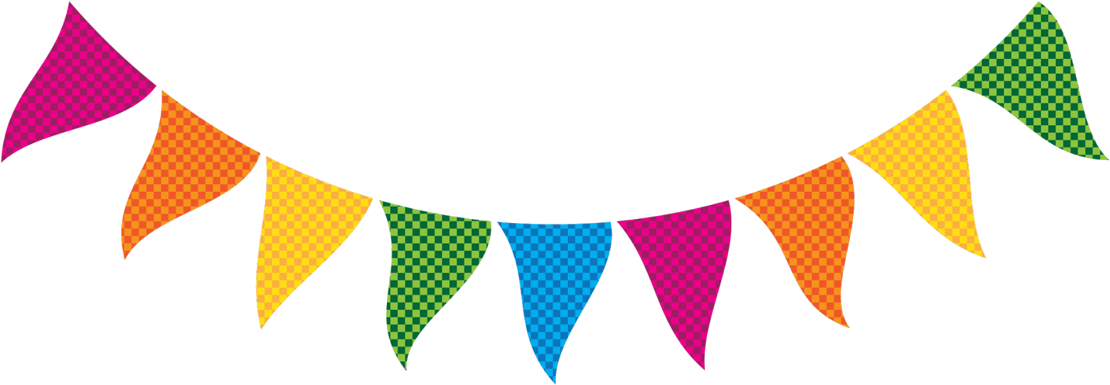 Versus Vector Fondos Banner Free Download - Banderines De Cumpleaños Png (1600x661), Png Download