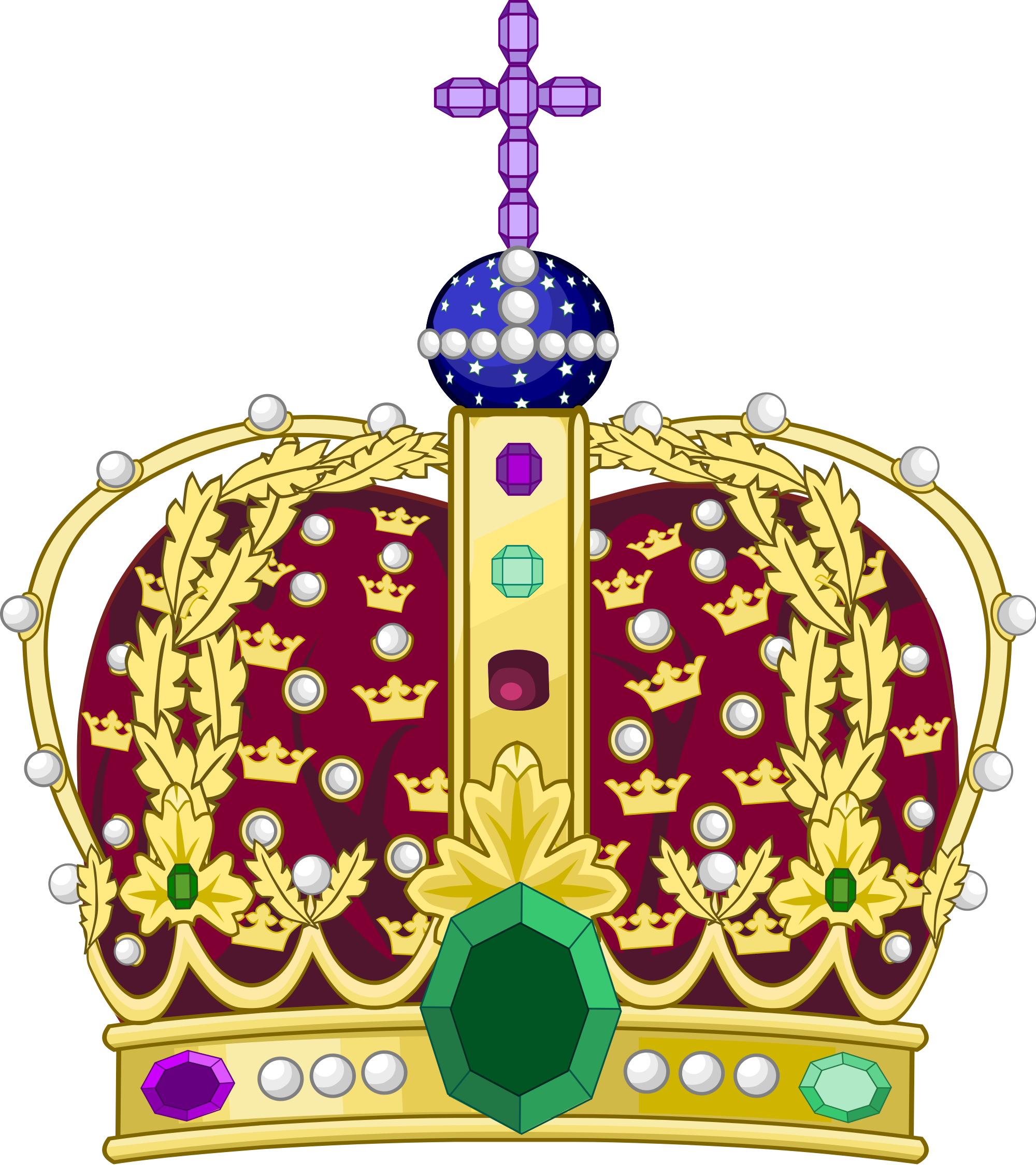 Crown Of The King Of Norway - King Of Norway Crown (2000x2249), Png Download