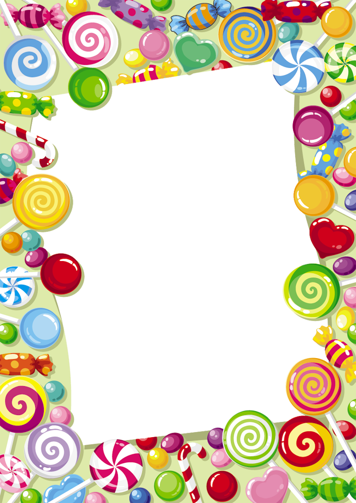 Fondos De Cumpleaños Para Photoshop - Candy Background (707x1000), Png Download