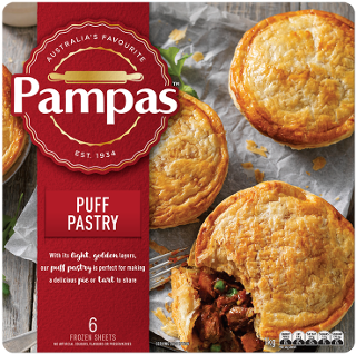 Puff Pastry 6 Sheets - Pampas Puff Pastry Sheet (353x353), Png Download