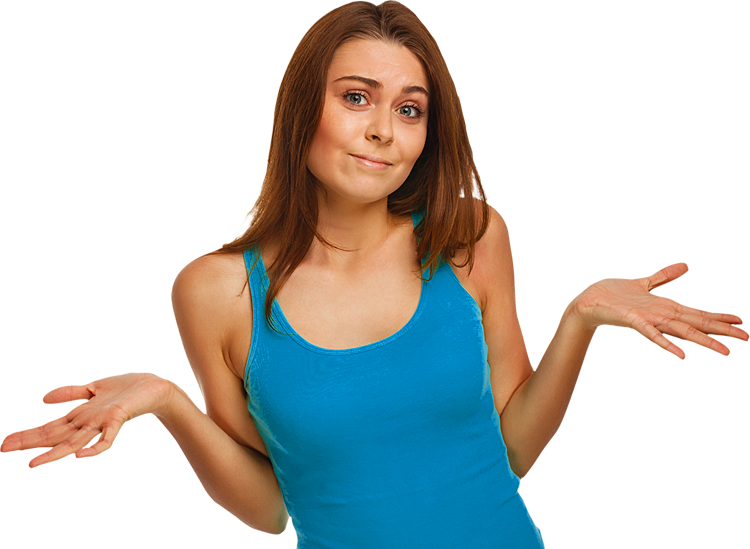 Dimensões 750 × - Девушка Разводит Руками (750x549), Png Download