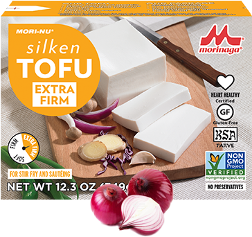 Mori-nu Extra Firm Silken Tofu - Mori-nu - Silken Tofu Extra Firm - 12.3 Oz. (363x363), Png Download