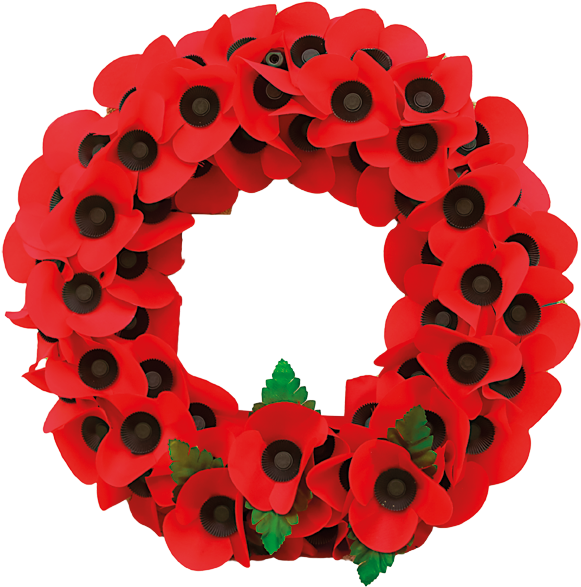 Competition For Window Displays - Poppy Wreath Wwi (833x597), Png Download