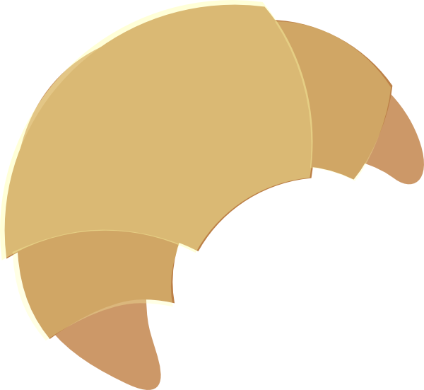How To Set Use Croissant Pastry Clipart (600x551), Png Download