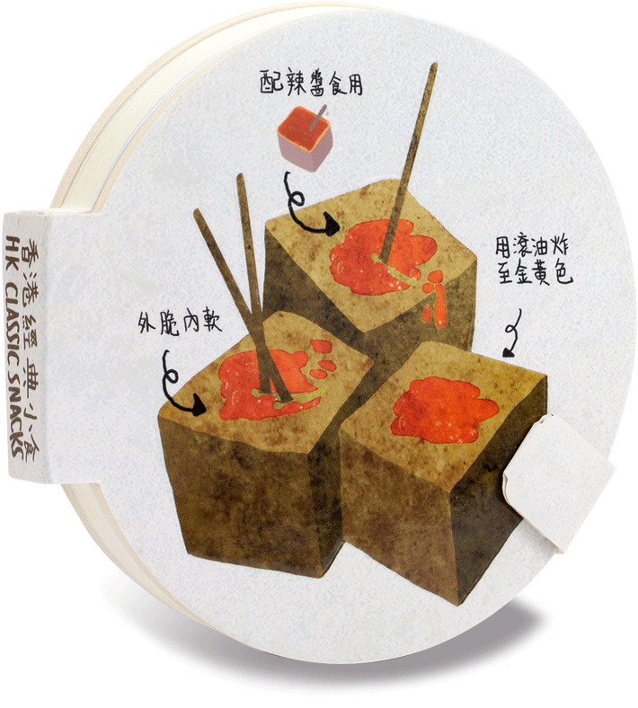 Stinky Tofu Magnetic Lined Notebook - Fudge (900x900), Png Download