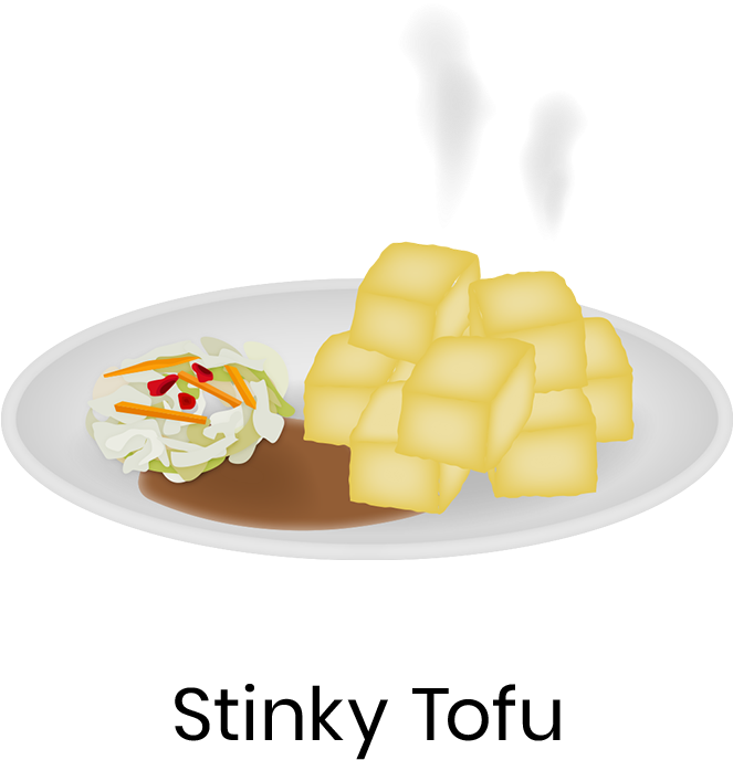 Stinky Tofu Stinky Tofu Is A Popular Street Food In - Tofu Emoji (1000x1000), Png Download