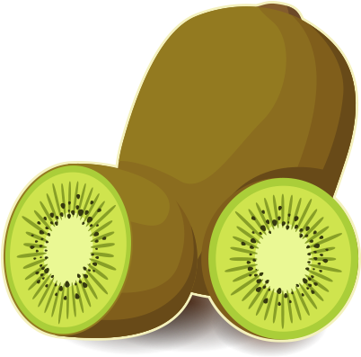 Kiwi Fruit Free Vector (1200x628), Png Download