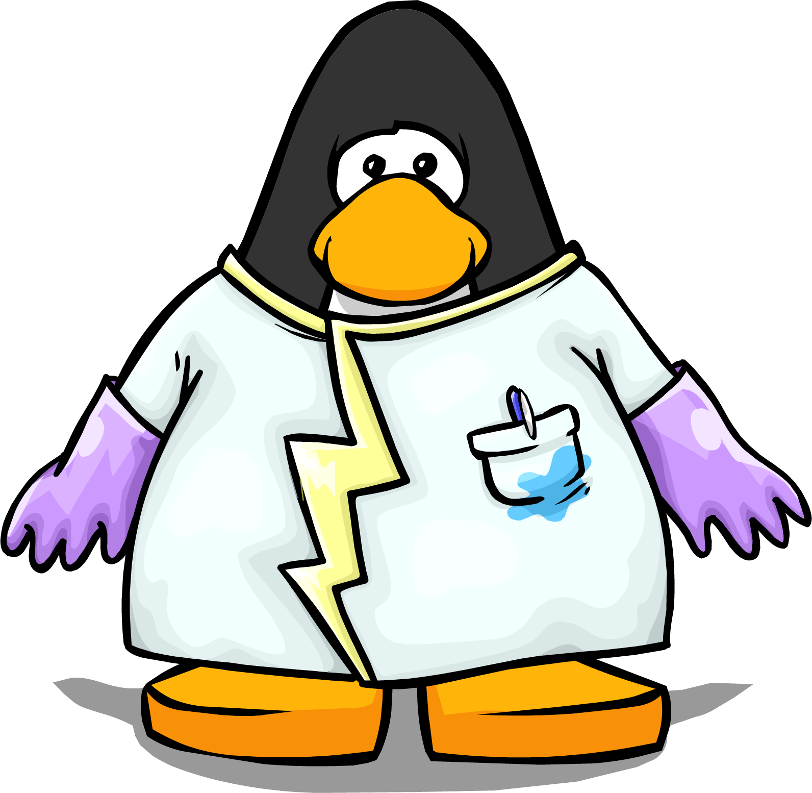 Rad Scientist Costume From A Player Card - Scientist Png (1592x1554), Png Download