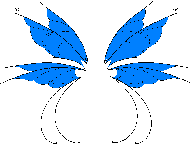 Wings Clipart Pixel Art - Pixel Art Fairy Wings (828x621), Png Download