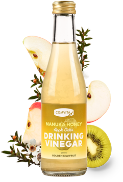 Apple Cider Drinking Vinegar - Glass Bottle (420x480), Png Download