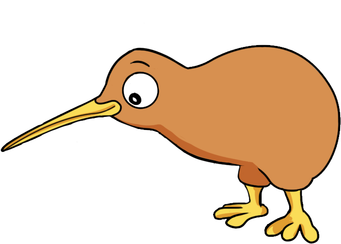 Kiwi Cliparts - New Zealand Kiwi Cartoon (730x522), Png Download
