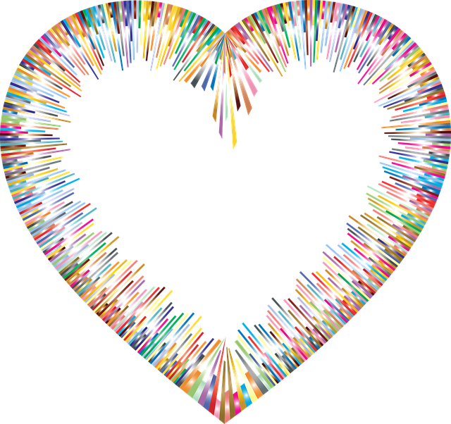 Abstract, Art, Audio, Aural, Ear, Hearing, Listen - Free Clipart Hearts Border (640x602), Png Download