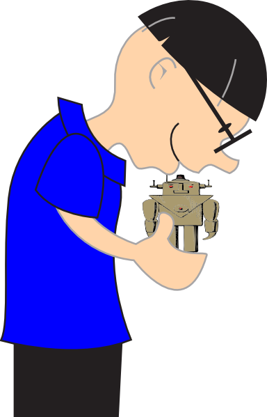 Original Png Clip Art File Scientist Holding Small (384x599), Png Download
