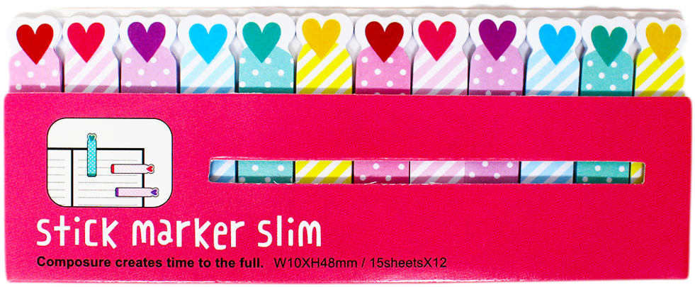 Rainbow Heart Petite Card Suit Page Flags (1000x1000), Png Download