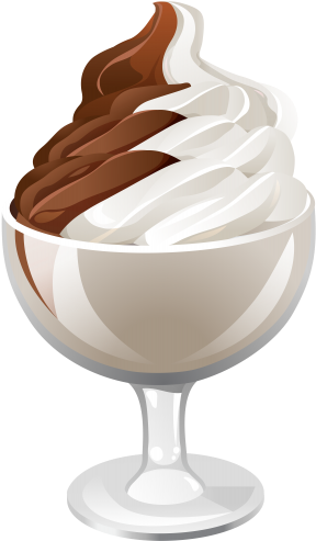Ice Cream Sundae Png Clip Art - Sundae Ice Cream Png (291x500), Png Download