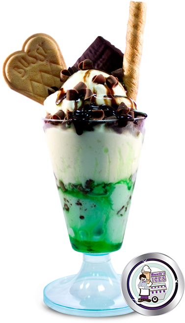 After Eight Sundae - Morelli's (450x717), Png Download