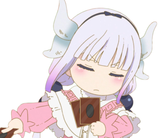 Mammal Cartoon Human Hair Color Vertebrate Anime Fictional - Blue Eyes White Dragon Kanna (540x474), Png Download
