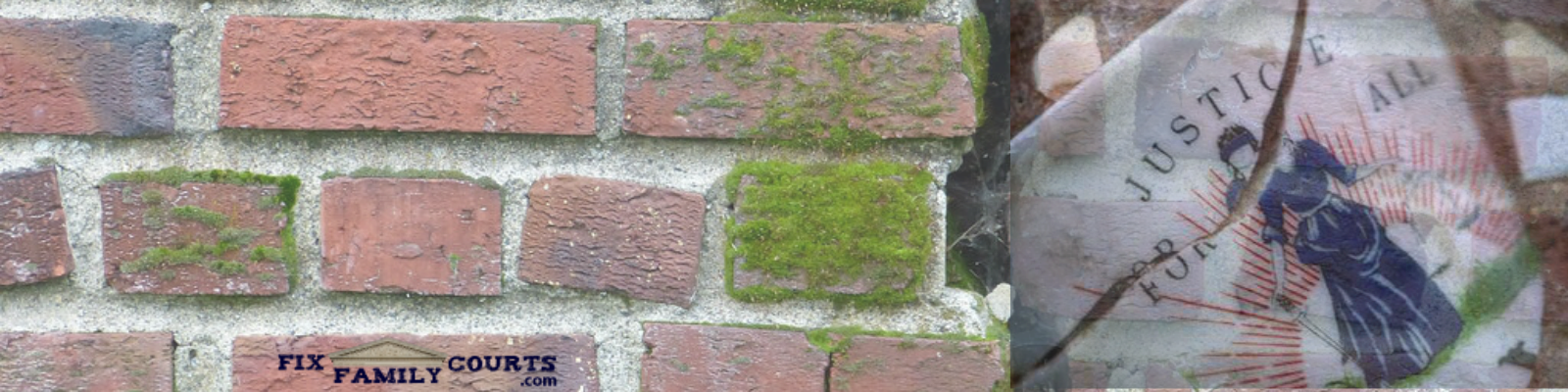 Divorce Wall Justice For All Banner W Logo - Reassessing Democracy By Gregory Shafer (1600x400), Png Download