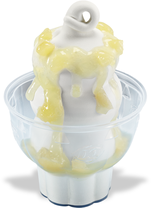 Pineapple Sundae Topping (940x846), Png Download