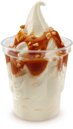 Mcdonald's Has Recently Added Butterscotch Flavor To - Caramel Sundae Mcdonalds (444x507), Png Download