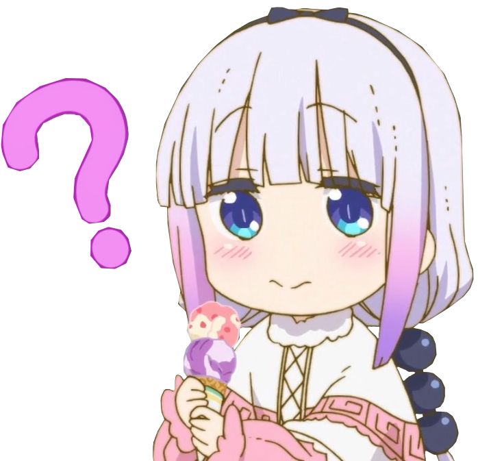 Post - Confused Anime Girl Transparent (720x672), Png Download