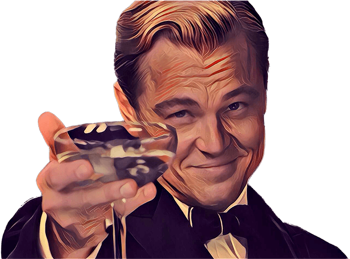 Inner Gatsby Head - House Party (709x519), Png Download