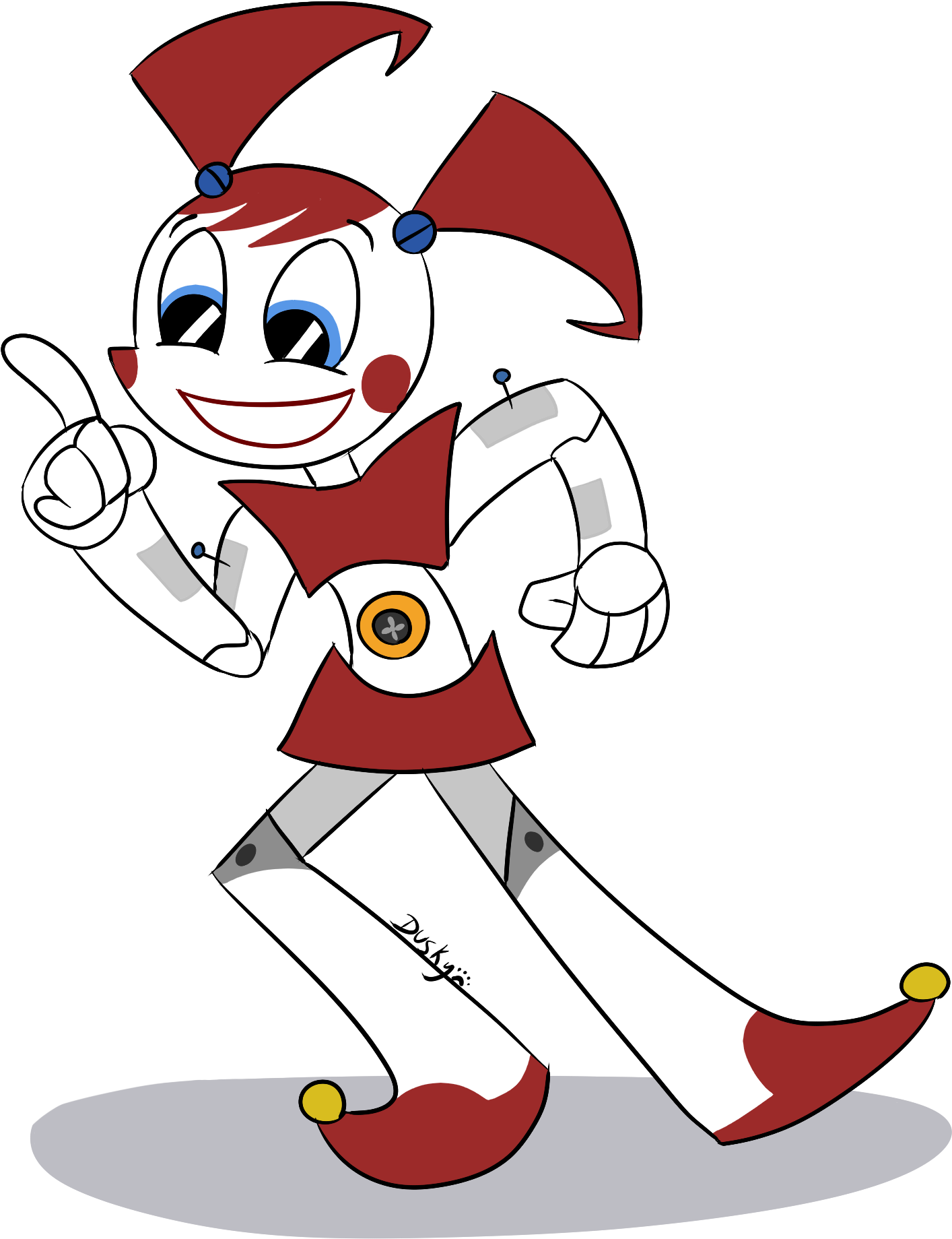 Artworkmy Life As A Teenage Circus - Five Nights At Freddy's (1700x2000), Png Download