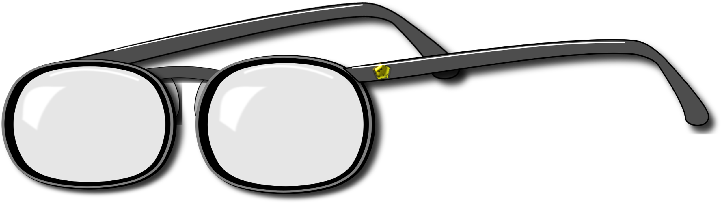Sunglasses Cat Eye Glasses Computer Icons Lens - Glasses (1234x340), Png Download