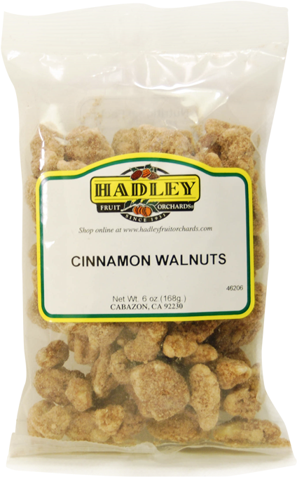 Cinnamon Walnuts 6oz - Hadley Fruit Orchards (700x700), Png Download