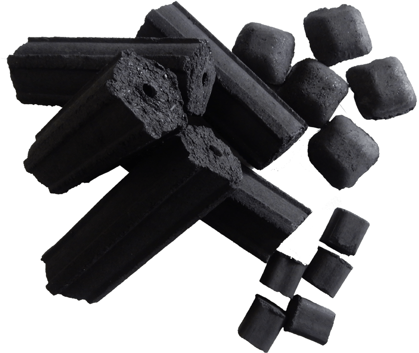 Hexagonal Charcoal Briquettes - Charcoal Png (1106x829), Png Download